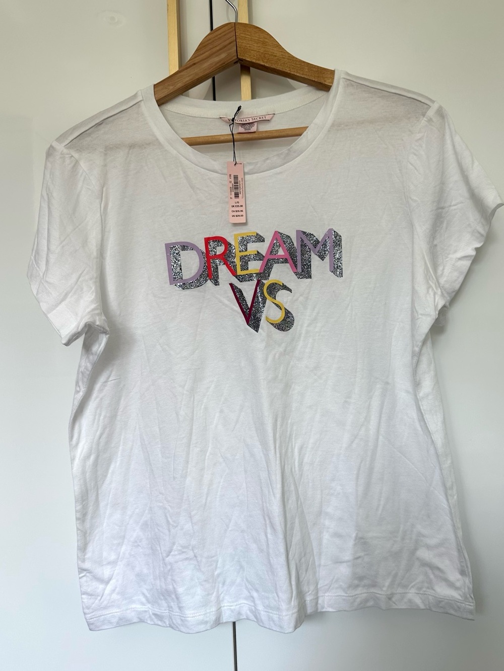 Victorias Secret Cotton Tee Large NWT